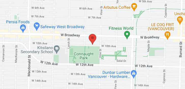 map of 2347 W 10TH AVENUE